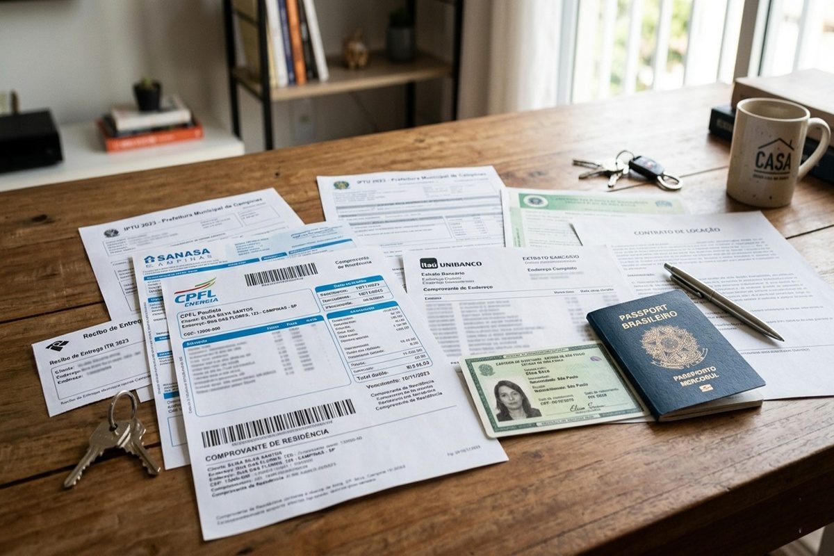 Prepare residência e ocupação lícita